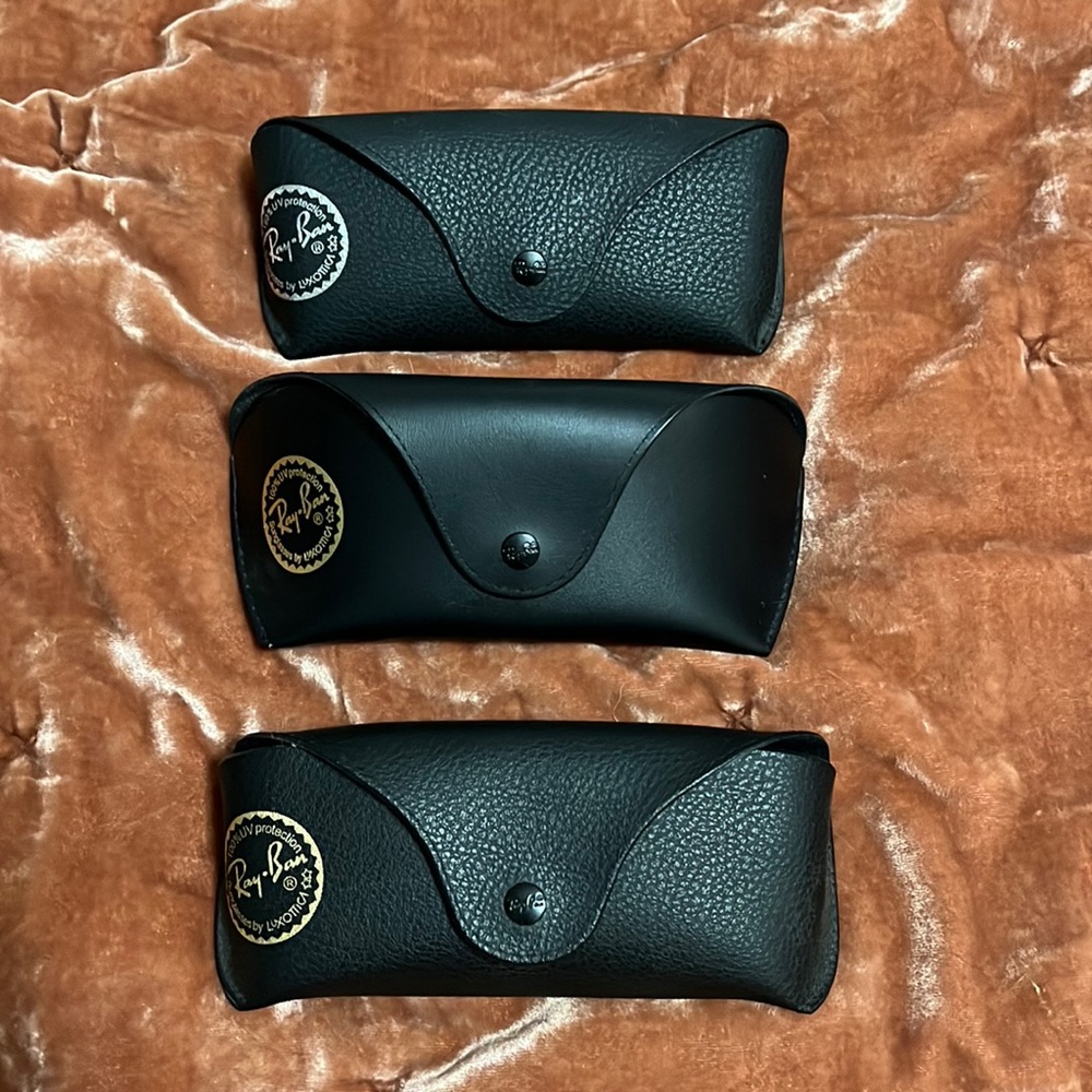 3 Rayban Sunglass Cases